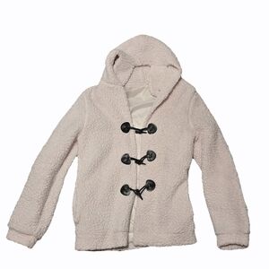 Cozy Pink Rabbit-Ears Toggle Coat